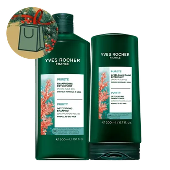 Kosmetická sada Sada detoxikační péče o vlasy Soin Végétal Capillaire od Yves Rocher