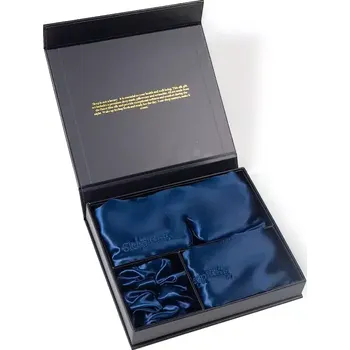 Kosmetická sada SleepKing™ Silk gift set, Ella - Tmavě modrá