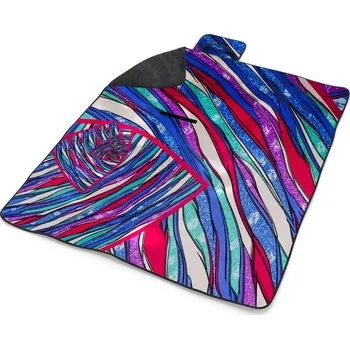 deka Sablio Plážová deka Pruhovaný motiv 2: 200x140 cm