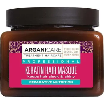 Vlasová regenerace Arganicare - Repairing Hair Masque Keratin All Hair Types Masky a kúry na vlasy 500 ml unisex