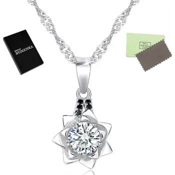 Náhrdelník STŘÍBRNÝ NÁHRDELNÍK 925 POVRCHOVĚ UPRAVENÝ RHODIEM - RŮŽE - PRO ŽENY