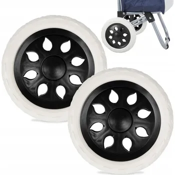 Nákupní taška Náhradní kolečka pro nákupní vozík 16 cm 2 ks