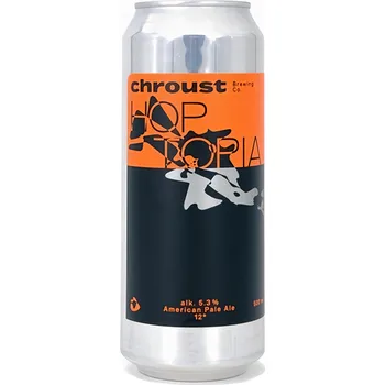 Pivo Pivovar Chroust Hoptopia APA 12, plech 500ml