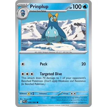 Sběratelská karetní hra Pokémon PFL 028/094 Prinplup - Phantasmal Flames Stav: Near Mint, Verze: REVERSE HOLO