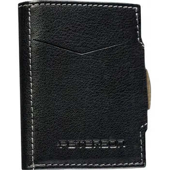 Peněženka Peterson pánská peněženka z pravé kůže černá PTN G710-GKA-4574 BL - muž