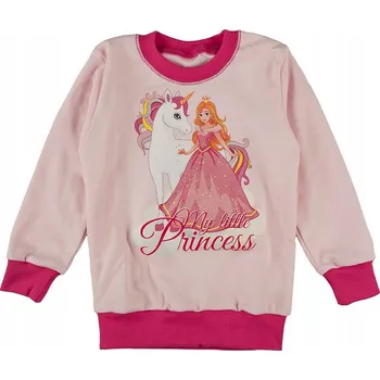 Dívčí světle růžové pyžamo s potiskem , vel. 116