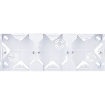 Elektroinstalační krabice Elektroinstalační krabice na omítku Ospel 84 x 226 x 34 mm