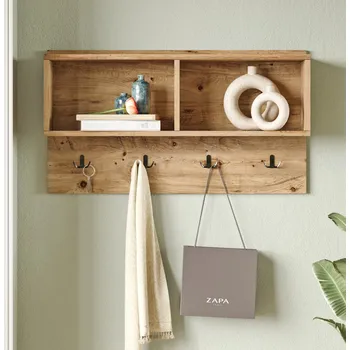 Předsíňová stěna Nábytek Pyramida, s.r.o. HARAH věšákový panel, borovice