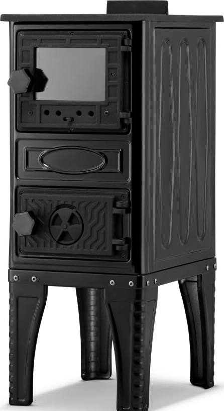 Krbová kamna volně stojící litinová SIGMA 304G s plotýnkou 9 kW – VYSOKÁ VERZE