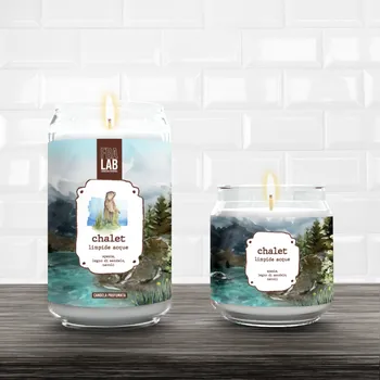 Svíčka Vonná svíčka Limpide Acque velká bílá