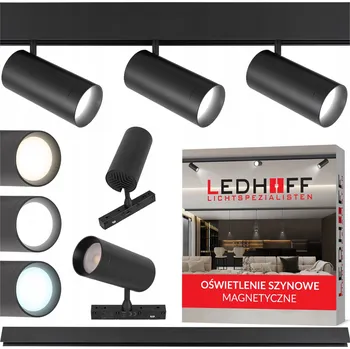 Bodové svítidlo Magnetická lišta + 3x LED bodové svítidlo SPOT 20W M20 IP20 3 BARVY SVĚTLA