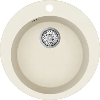 Granitový dřez Granitový dřez Helika CLARUS SR100 blanched almond