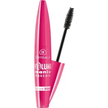 Řasenka Řasenka pro velkolepý objem řas Volume Mania Mascara 10 ml / Dermacol / Odstín: black + záruka na vrácení do 100 dnů