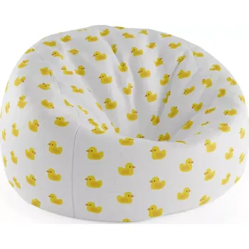 Sedací pytel Sablio Sedací vak Cocoon Žluté kačenky - 75 x 45 x 35 cm