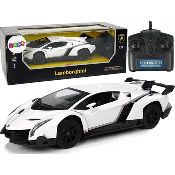 RC model auta rc auto 1:24 LAMBORGHINI VENENO s LED světly, bílé