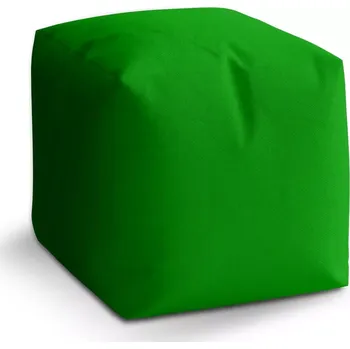 Taburet Sablio Taburet Cube Irská zelená: 40x40x40 cm
