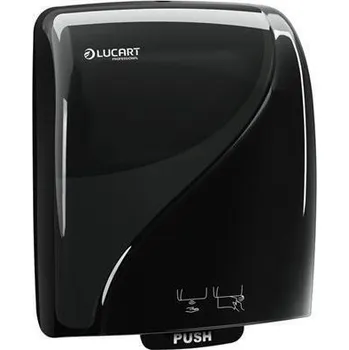Zásobník na papírové ručníky "Identity Touch Free", černá, se senzorem, 381 x 290 x 223 mm, LUCART