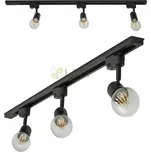 BERGE LED lišta 1m + 3x bodové světlo E27 - Sada