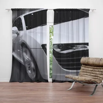 Závěs Sablio Závěs Bílý sporťák: 2ks 140x250cm