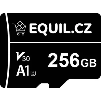 Paměťová karta EQ Memory 256GB / micro SDHC karta / 104MB/s A1 / UHS-I U3 V3 661345