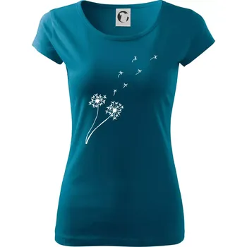 Dámské tričko Pampeliška - Dámské triko Pure - 2XL ( Petrolejová )