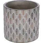 Obal na květináč Nature, průměr 16,7 cm, hnědá/šedá