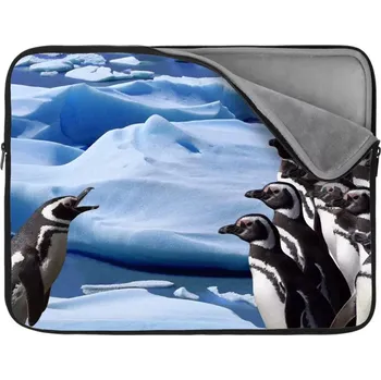 pouzdro na notebook Sablio Obal na notebook Tučňáci - 17"