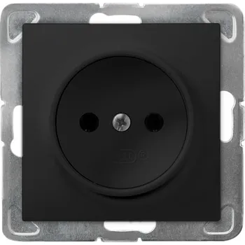 Elektrická zásuvka Zásuvka jednoduchá černá metalíza IMPRESJA Ospel GP-1Y/m/33