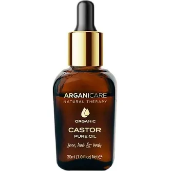 Vlasová regenerace Arganicare - Castor Organic Oil 3 In 1 Oleje a séra na vlasy 30 ml unisex