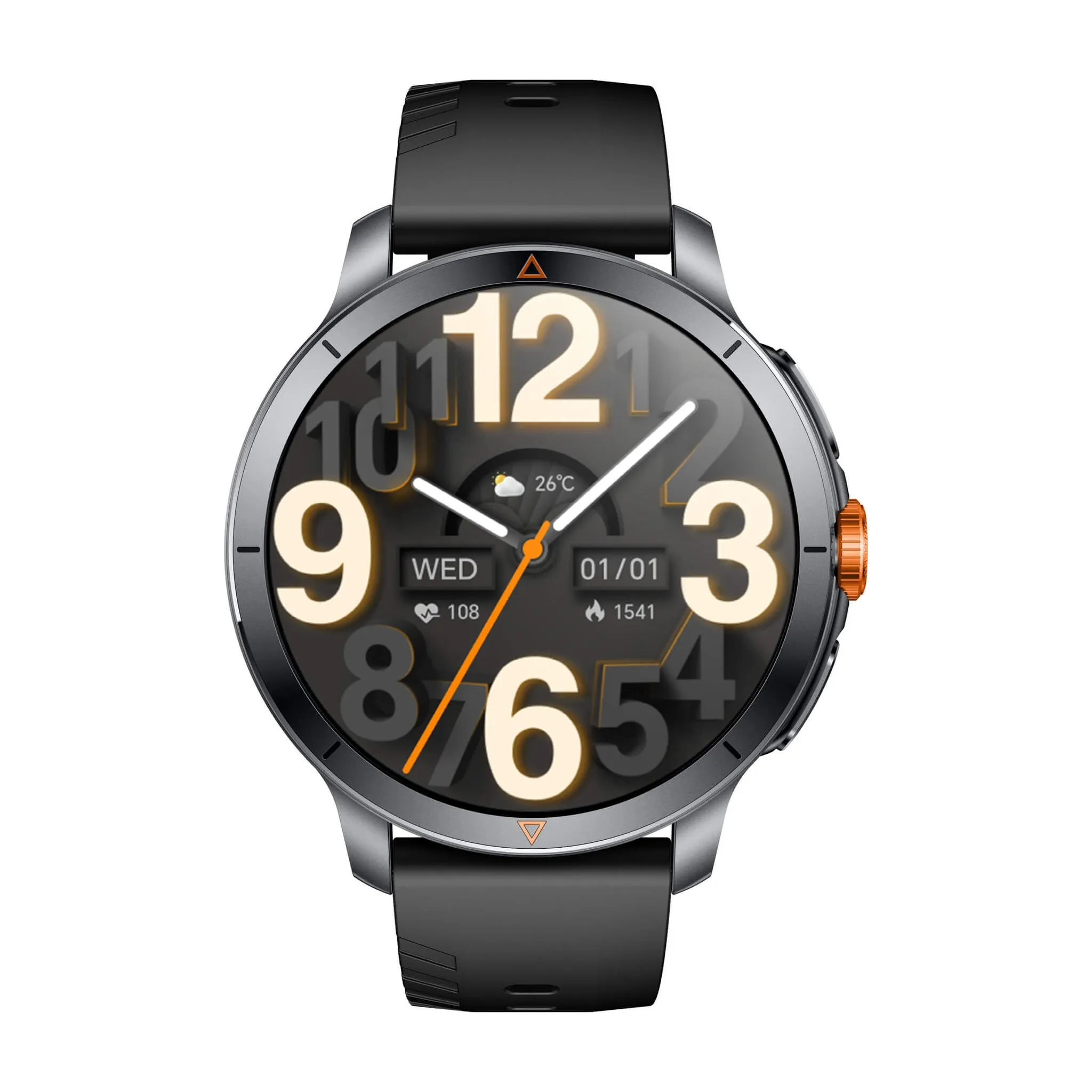 Fotografie 2 - Chytré hodinky Armodd Silentwatch 8 Pro GPS černé/černý řemínek