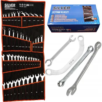 Klíč Sada Očkoploché klíče 47dílná SilverTools S10987