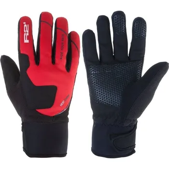 Cyklistické rukavice ZATEPLENÉ RUKAVICE R2 BLIZZARD Zvolte barvu:: Červená, Zvolte velikost:: 6