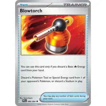 Sběratelská karetní hra Pokémon PFL 086/094 Blowtorch - Phantasmal Flames Stav: Near Mint, Verze: REVERSE HOLO