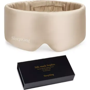 Pleťová maska SleepKing™ Hedvábná maska Sophia - Zlatá