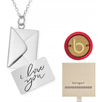 Náhrdelník Náhrdelník s s gravírováním obálka dopis stříbrná ocel ušlechtilá DÁREK PRO NI