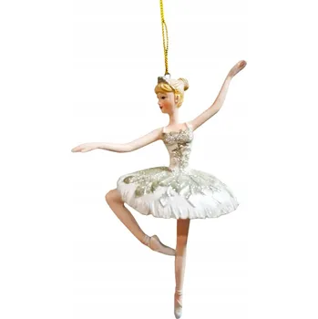 Vánoční ozdoba VÁNOČNÍ OZDOBA ZÁVĚSNÁ VÁNOČNÍ KOULE - BALERÍNA model IX