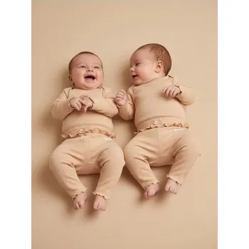 Dámské oblečení Sinsay - Pruhované legíny 2 balení - pastelová růžová - 103FT-03X - 103FT-03X-56