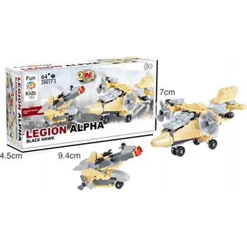 ostatní stavebnice Stavebnice 2v1 29107-3 Legion Alpha Helikoptéra raketomet