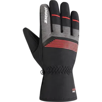 Chránič rukou Rukavice Ziener GEVIN Black Red Velikost: 7,5