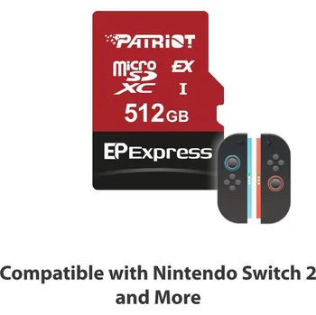 Operační paměť Patriot Memory EP Express flash paměť 512GB MicroSDXC 800/600 MB/s (PEF512GEPEXMCX)