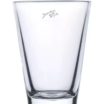 Váza Sandra Rich Coni Váza skleněná, výška: 150 mm, průměr: 110 mm