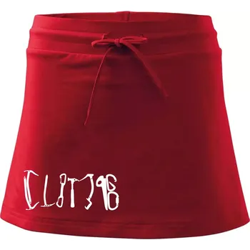 Dámská sukně Climb equipment - Sportovní sukně - two in one - XS ( Červená )