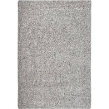Koberec Koberec Měkký Protiskluzový Světle Šedý 140x200 cm, 100% PP
