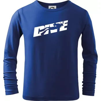 Chlapecké tričko Dive potápěč - Triko dětské Long Sleeve - 158 cm/12 let ( Královská modrá )