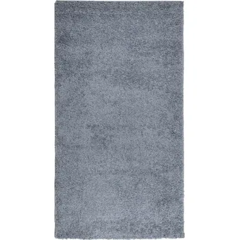 Koberec Koberec Shaggy PAMPLONA Modrý 80 x 150 cm, Polypropylen