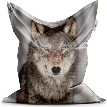 Sedací pytel Sablio Sedací vak Classic Vlk 2 - 150x100 cm