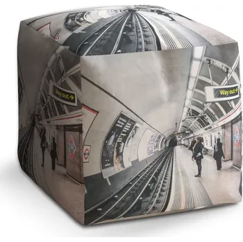 Taburet Sablio Taburet Cube Stanice metra: 40x40x40 cm