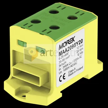 Univerzální řadová svorka OTL 95-2B flexi, 2xAl/Cu 6-95mm?/3x1x24 1000V zel/žlutá typ MAA2095Y20 Morek