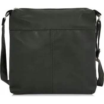 Belveder kabelka kabelka přes rameno přírodní kůže lícová zelená