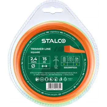 Struna do sekačky Žací struna čtvercová Square 2,0mm x 15m Stalco GARDEN S053997023